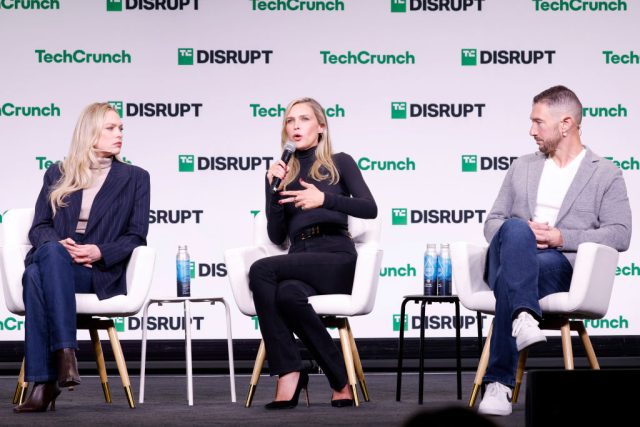 1738626423_Disrupt-2025-Secure-your-ticket-at-this-years-lowest-rates.jpg SAN FRANCISCO, CALIFORNIA - OCTOBER 28: (L-R) Erin Foster and Sara Foster, Co-Founders of Favorite Daughter, and Phil Schwarz speak onstage during TechCrunch Disrupt 2024 Day 1 at Moscone Center on October 28, 2024 in San Francisco, California. (Photo by Kimberly White/Getty Images for TechCrunch)