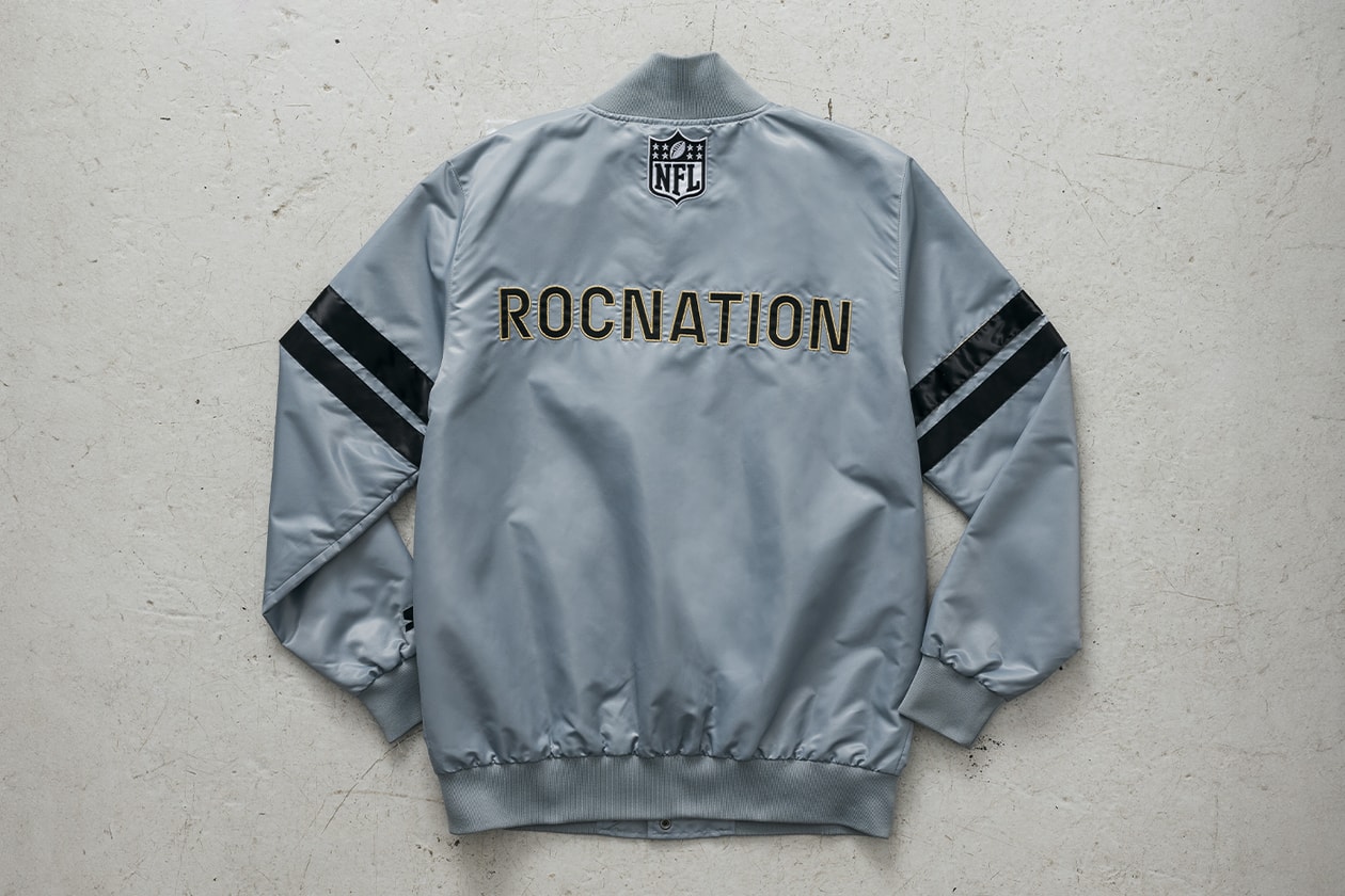8 Drops You Don't Want to Miss This Week Roc Nation NFL sacai palace skateboards yzy wtaps nanamica batoner fear of god essentials nba wnba post malone reebok wilson sporting goods co.