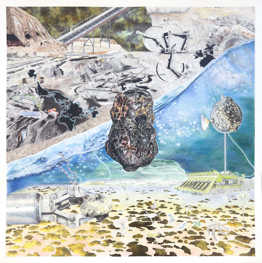 Carolina Caycedo, Manganese Intensive, 2025. Courtesy: the artist