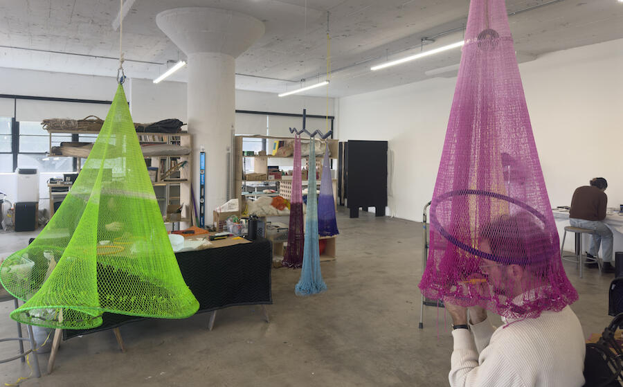 Carolina Caycedo's studio