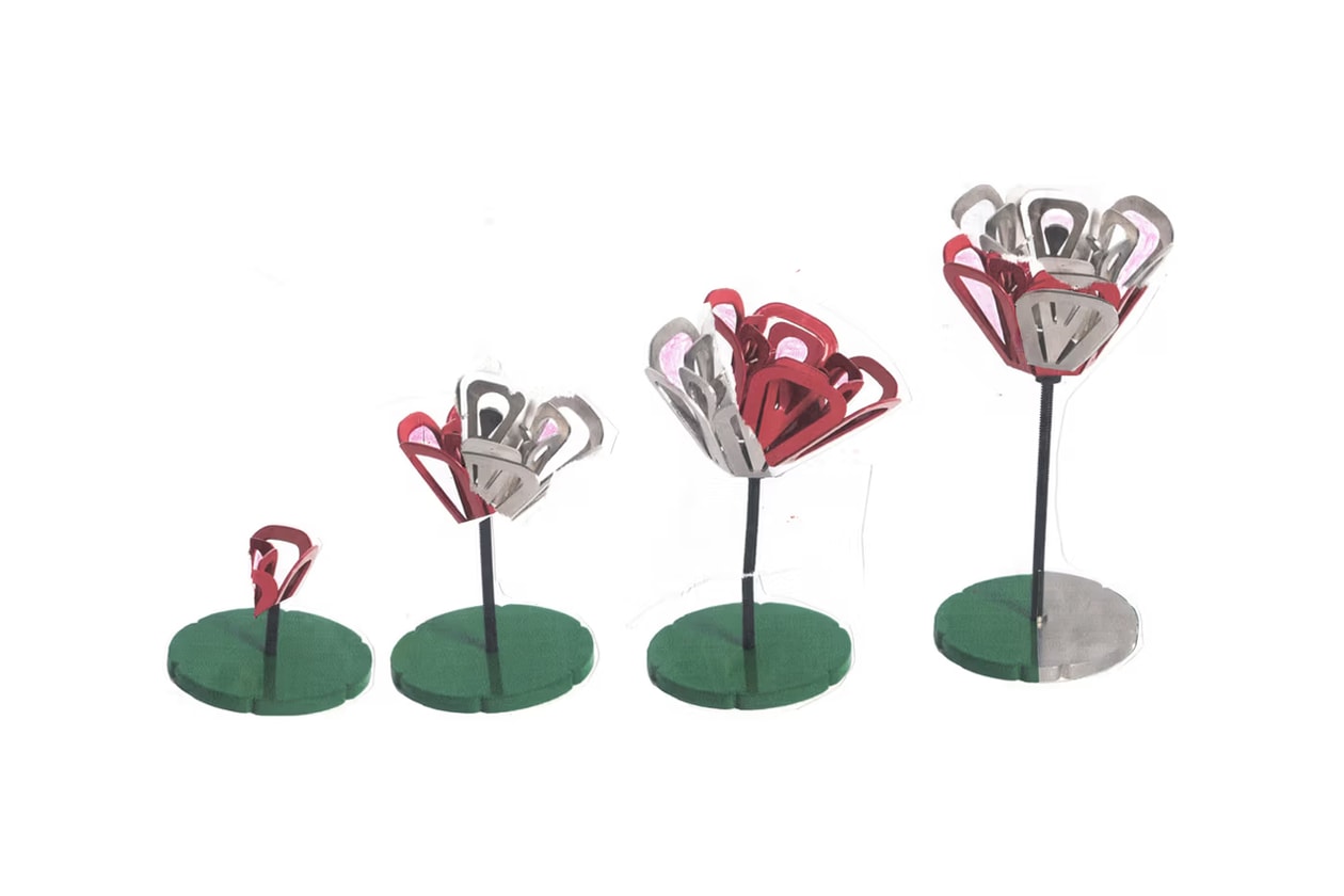 alvaro ucha rodriguez momento collection metal flower lampshade sculpture info photos release date price story