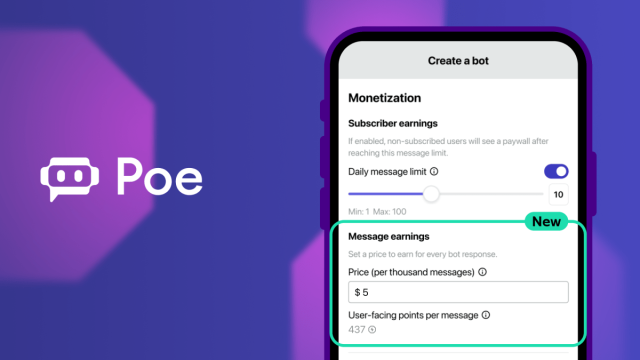 1740521706_Quoras-Poe-now-lets-users-create-and-share-custom-AI-powered.png Quora's Poe now lets users create and share custom AI-powered apps