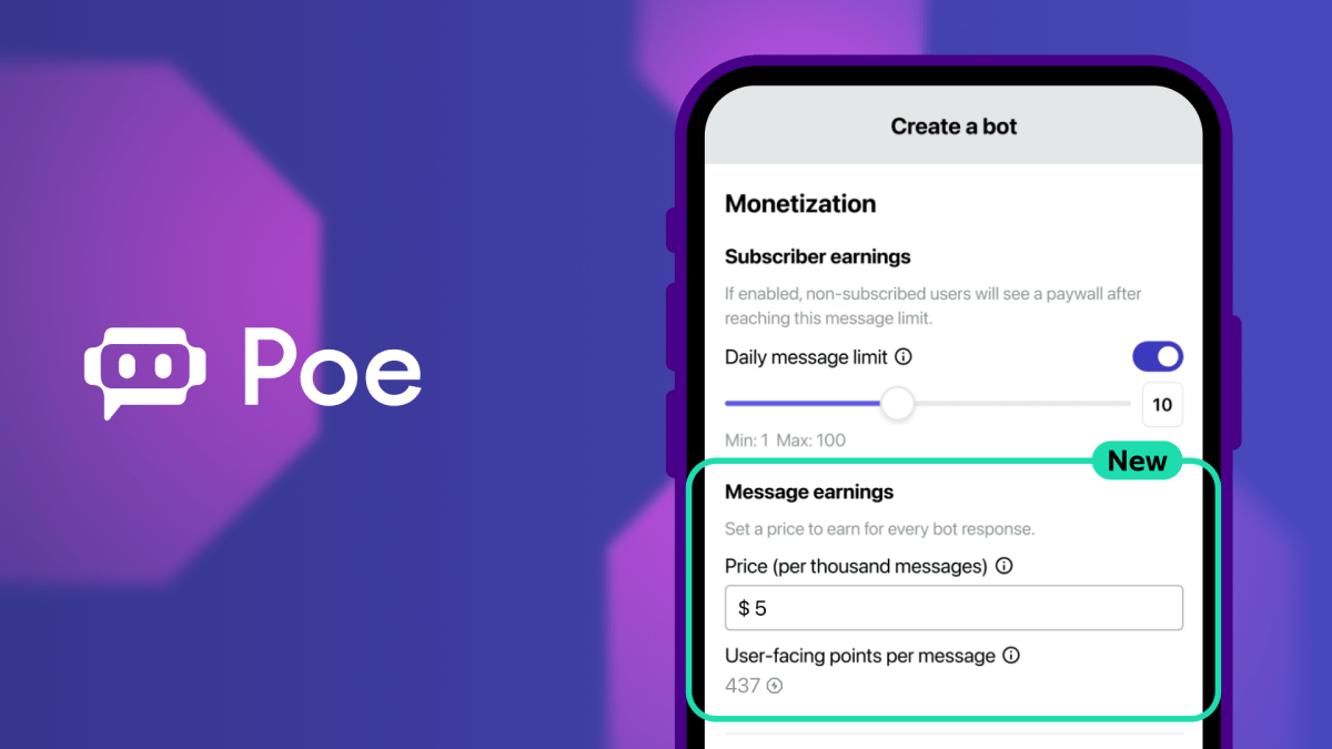1740521706_Quoras-Poe-now-lets-users-create-and-share-custom-AI-powered.png Quora's Poe now lets users create and share custom AI-powered apps