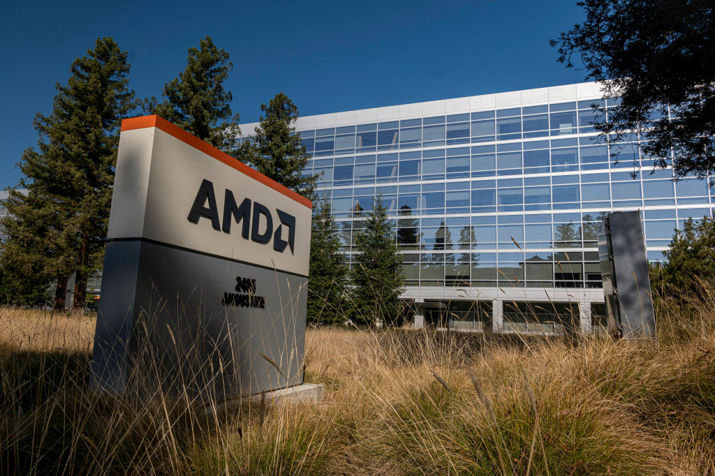 AMD-pulls-up-the-release-of-its-next-gen-data-center.jpg Advanced Micro Devices (AMD) headquarters in Santa Clara, California, U.S., on Thursday, Jan. 27, 2022. Advanced Micro Devices Inc. is scheduled to release earnings figures on February 1. Photographer: David Paul Morris/Bloomberg via Getty Images