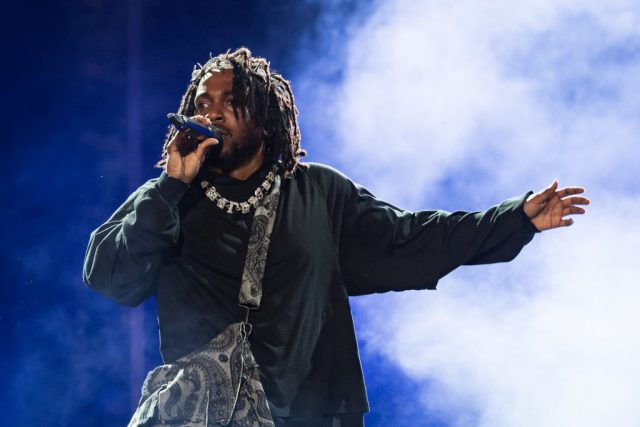 Apple-Music-adds-a-better-sounding-Spatial-Audio-version-of-Kendrick.jpeg Rapper Kendrick Lamar performs onstage during day three of Rolling Loud Miami 2022 at Hard Rock Stadium on July 24, 2022 in Miami Gardens, Florida.