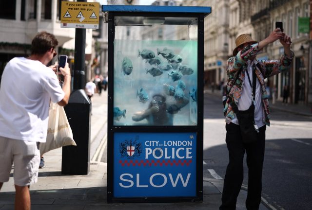 Banksys-Piranha-Police-Box-Has-Been-Obtained-by-New-London.jpg Banksy's Piranha Police Box Has Been Obtained by New London Museum