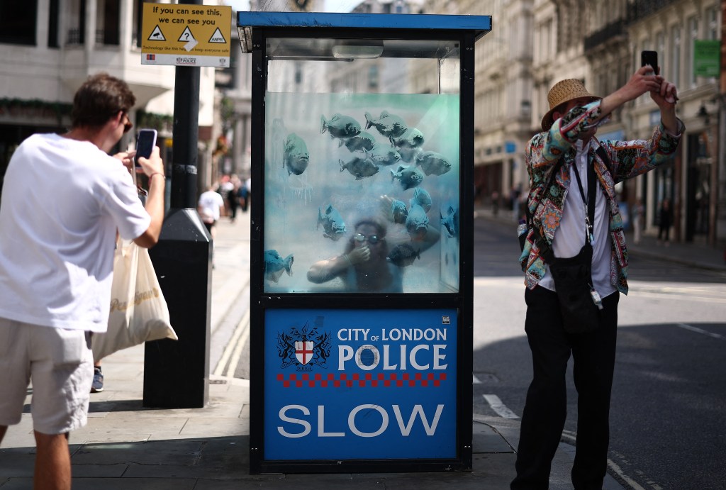 Banksys-Piranha-Police-Box-Has-Been-Obtained-by-New-London.jpg Banksy's Piranha Police Box Has Been Obtained by New London Museum
