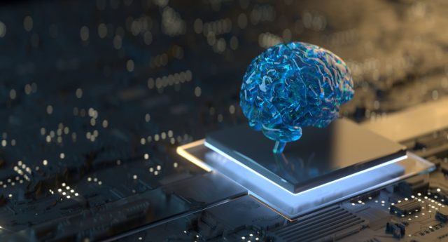 EnCharge-raises-100M-to-accelerate-AI-using-analog-chips.jpg abstract blue brain hovering over silicon chip