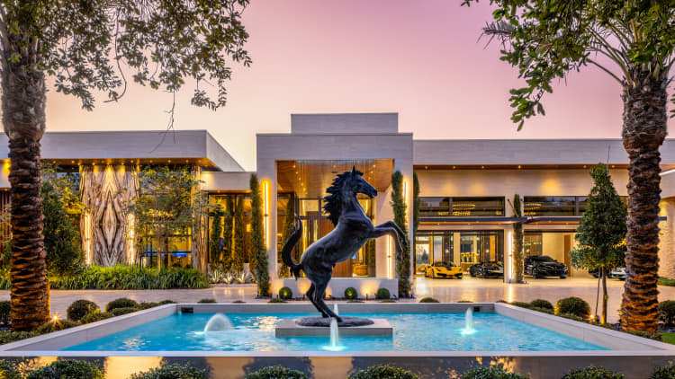 Look inside the Ferrari-inspired mansion that sold for a record-breaking $50.5 million