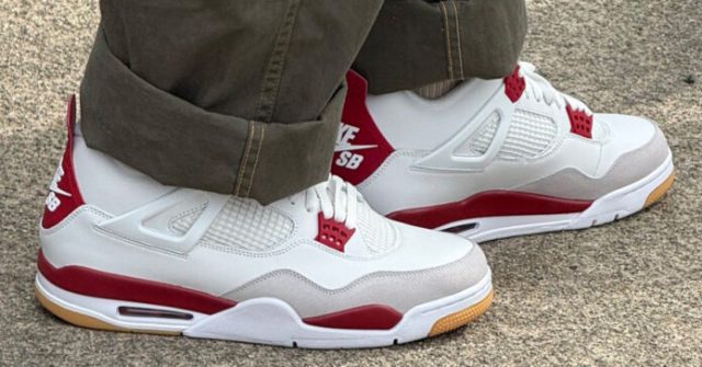 Nike SB x Air Jordan 4 "Varsity Red" First Look