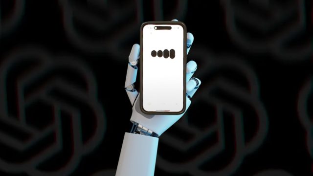 OpenAI-pledges-that-its-models-wont-censor-viewpoints.jpg white robotic hand holding a phone with OpenAI's GPT-4o on the screen