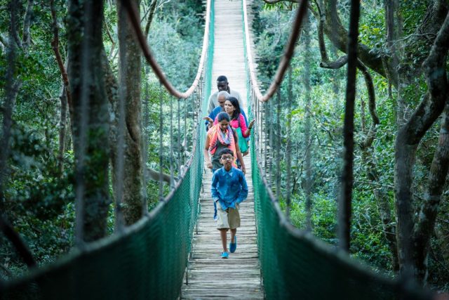 South-Africa-Tourism-Minister-on-The-New-Visa-Scheme-for.jpg An Indian family at the Monkeyland Primate Sanctuary in South Africa.