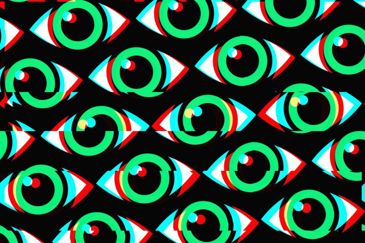 Spyzie-stalkerware-is-spying-on-thousands-of-Android-and-iPhone.jpg a collection of green and red eyes as a pattern on a black background