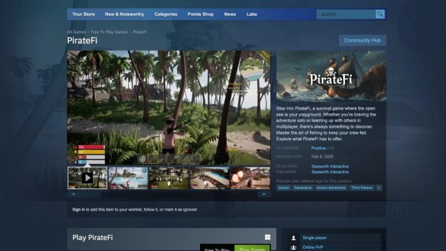 Valve-removes-Steam-game-that-contained-malware.jpeg A screenshot of the PirateFi Steam page.