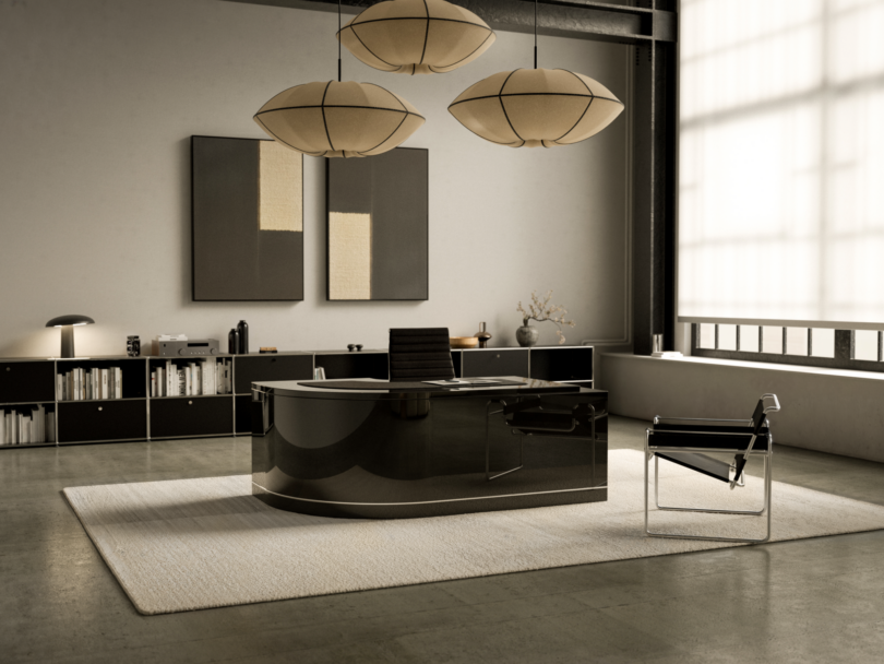 Wall Wood, a Lacquered Desk, Desert Modernism + More