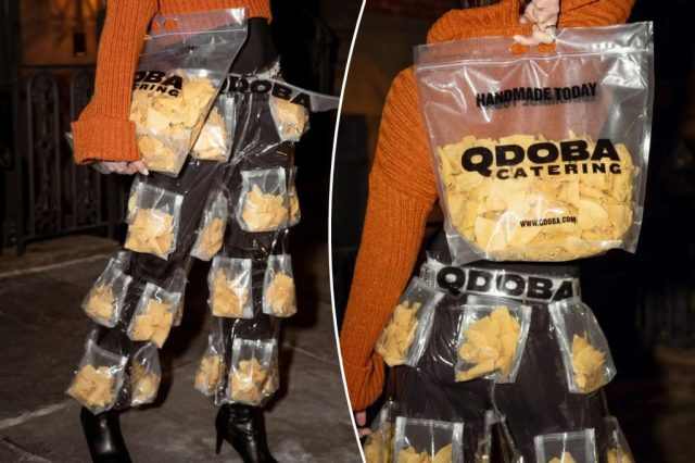 Would you wear these 'Chip Pants' with baggies to hold Would you wear these 'Chip Pants' with baggies to hold tortillas?