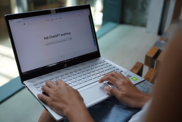 1740955684_OpenAI-launches-GPT-45-its-largest-model-to-date.jpg In this photo illustration, a woman browses OpenAI's website on her laptop