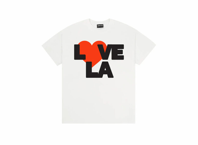 White T-shirt with 