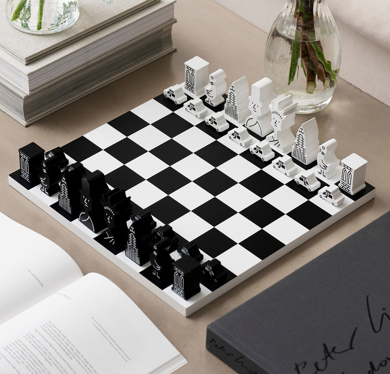 Printworks Introduces Chess Set for New Yorker Centennial