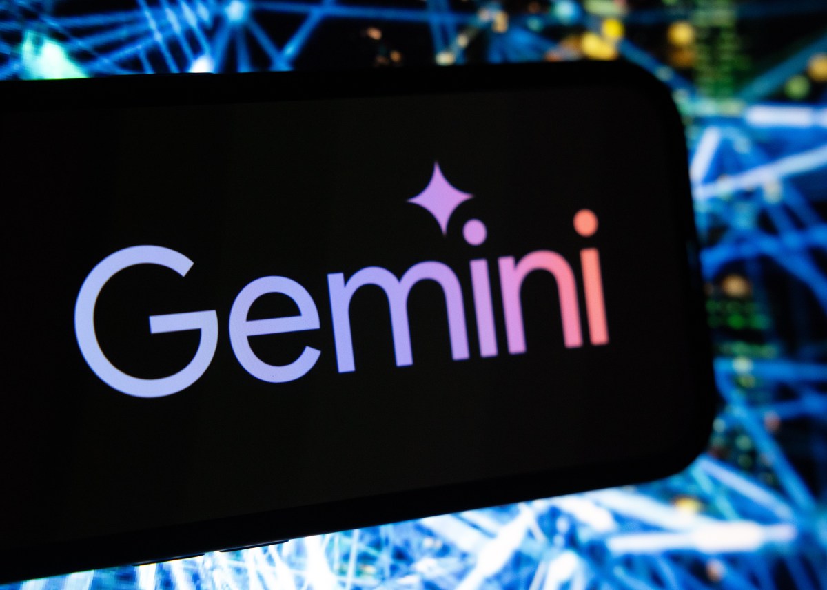 Google-debuts-a-new-Gemini-based-text-embedding-model.jpg The Google Gemini generative AI logo on a smartphone.