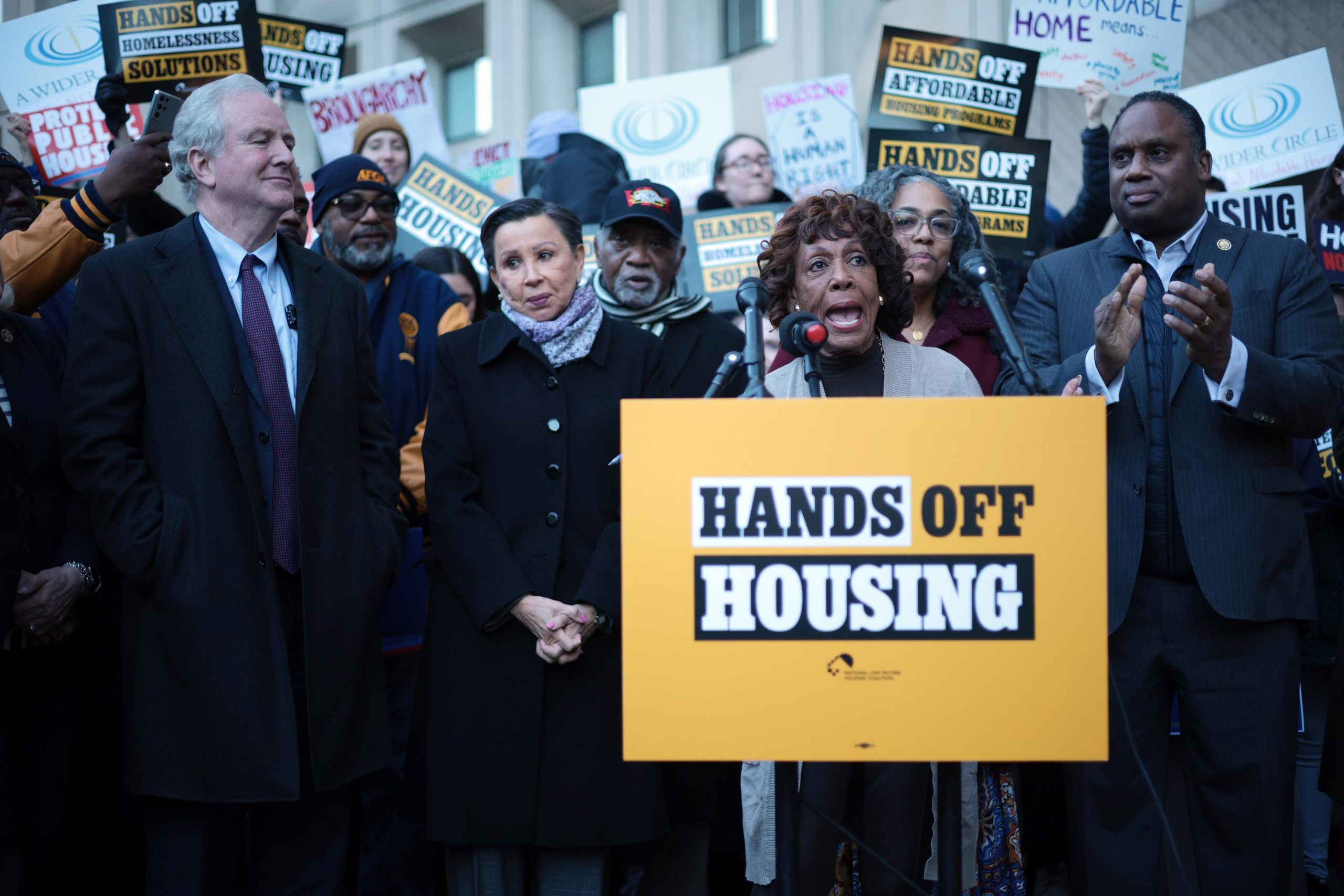 How-the-Department-of-Housing-Is-Faring-Under-Trump.jpeg Rep. Maxine Waters Leads Protest Against DOGE, Delivering Letter To HUD Secretary Turner