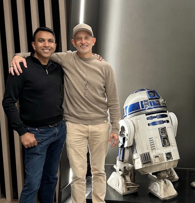 Intangible-a-no-code-3D-creation-tool-for-filmmakers-and-game.jpg Intangible founders Bharat Vasan (left) and Charles Migos (right)