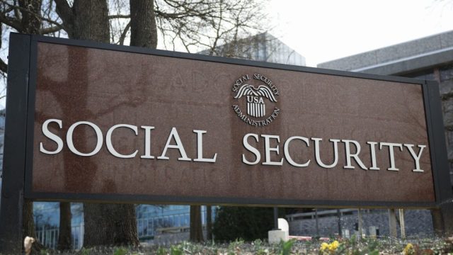 Judge-orders-Musk-and-DOGE-to-delete-personal-data-taken.jpg A large sign with the words "Social Security Administrative"