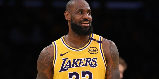 LeBron James First Player 50K Points NBA Regular Season