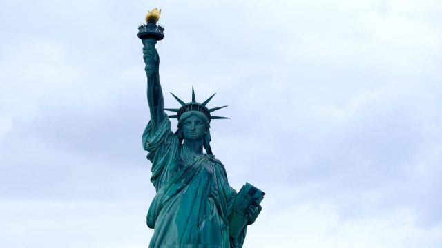 Lee-Bul-Heads-to-Hauser-Wirth-and-more-Morning.jpg The Statue of Liberty is seen in June 2021. (Luiz C. Ribeiro/New York Daily News/Tribune News Service via Getty Images)