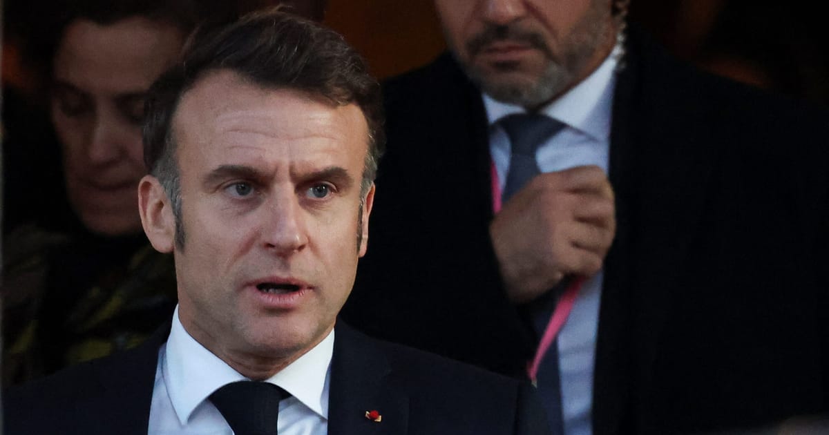 Macron urges Europe to boost defense spending to over 3 percent of GDP 