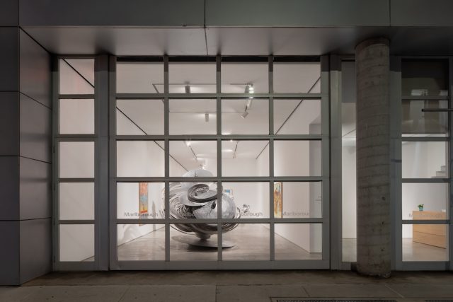 Marlborough-Gallerys-Chelsea-Location-Is-Up-for-Sale.jpg A gallery's glass facade.
