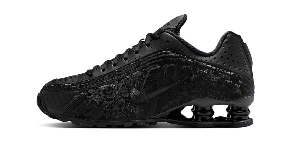 Nike-Shox-R4-Black-Floral-HV1992-600-Release.jpg Nike Shox R4 "Black Floral" HV1992-600 Release