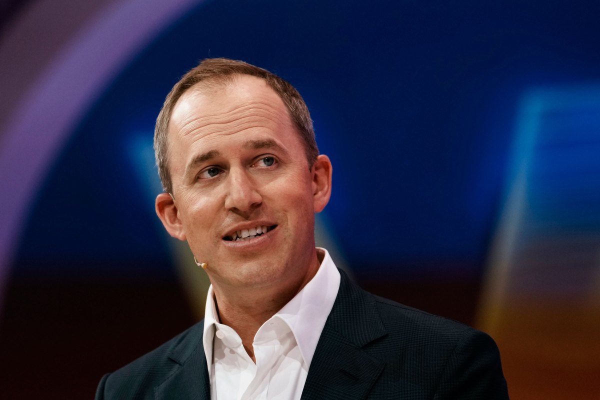 OpenAI-chairman-Bret-Taylor-lays-out-the-bull-case-for.jpg Co-CEO of Salesforce, Bret Taylor, speaks at the Vivatech show in Paris, France, June 15, 2022. (AP Photo/Thibault Camus)