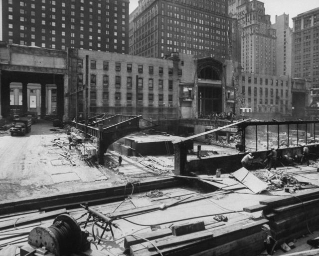 Proposal-to-Fix-Penn-Station-Means-Demolishing-Madison-Square-Garden.jpg Demolition of Pennsylvania Station during renovation of Madison Square Garden, 1966.