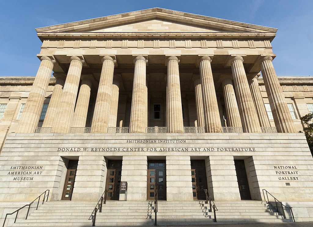Trump-Executive-Order-Targets-Anti-American-Content-at-Smithsonian.jpg View of the Smithsonian American Art Museum building in Washington, D.C., 2012.