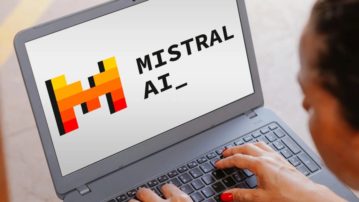 What-is-Mistral-AI-Everything-to-know-about-the-OpenAI.webp.jpeg Mistral logo on laptop screen