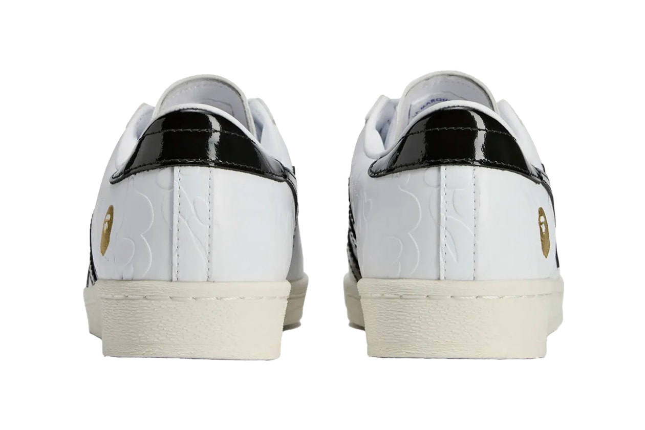 BAPE adidas Superstar SS25 JR2701 Release Info date store list buying guide photos price Footwear White blue JR2702 sstr v