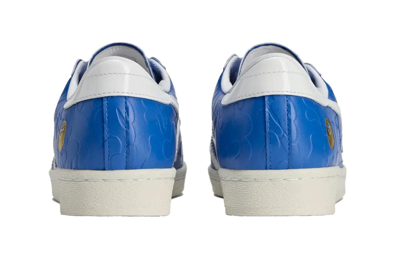 BAPE adidas Superstar SS25 JR2701 Release Info date store list buying guide photos price Footwear White blue JR2702 sstr v