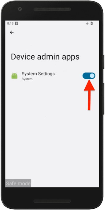 an Android phone screenshot showing the