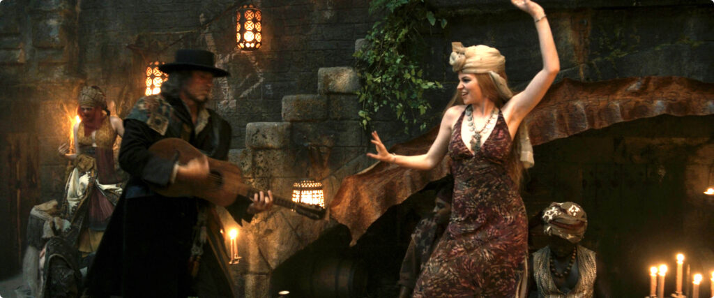 Image of Elayne singing karaoke