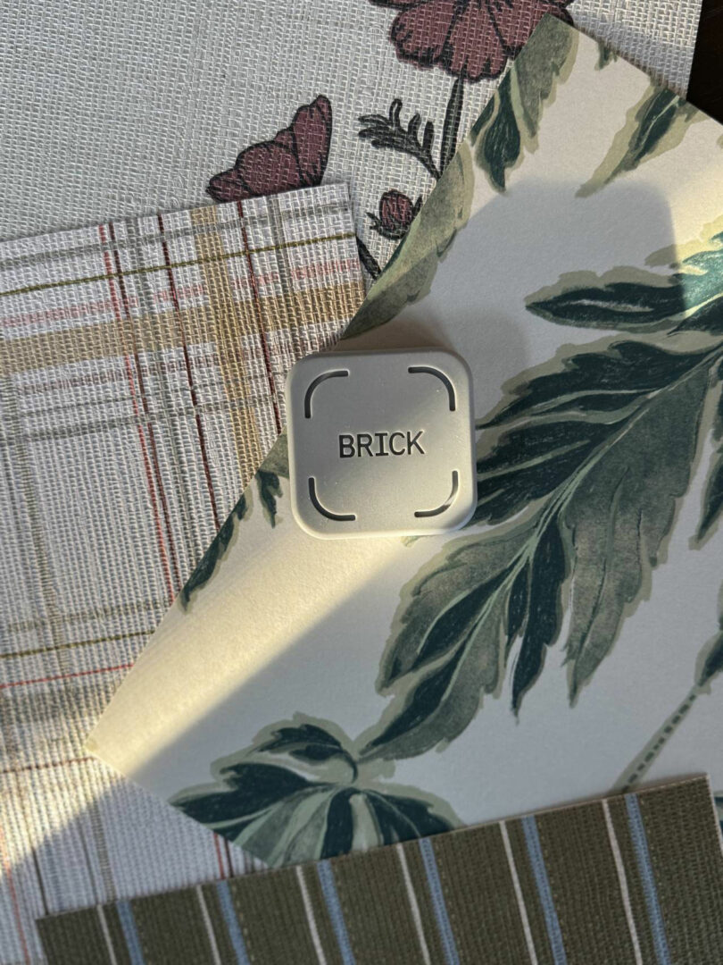 A white tile labeled