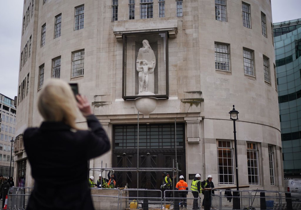BBC-Houses-Restored-Sculpture-by-Eric-Gill-Goes-Back-on.jpg BBC House’s Restored Sculpture by Eric Gill Goes Back on View