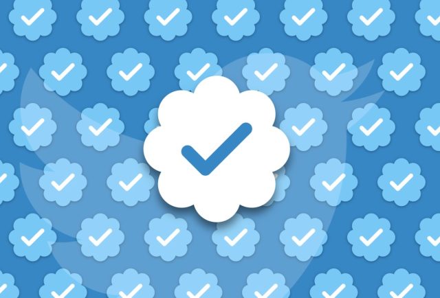 Bluesky-launches-blue-check-verification.jpg Twitter verified logos on a blue background