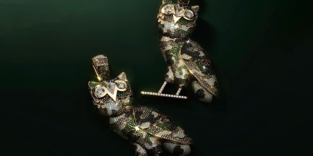 Drake Vybz Kartel With Custom Alex Moss OVO Chain