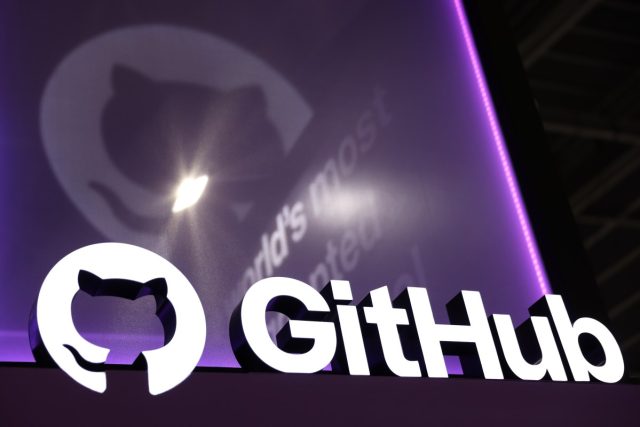 GitHub-Copilot-introduces-new-limits-charges-for-premium-AI-models.jpg GitHub Inc. signage during the Singapore FinTech Festival