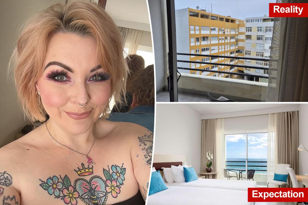 Hotel guest furious after paying for 'sea view' room she Hotel guest furious after paying for 'sea view' room she didn't get