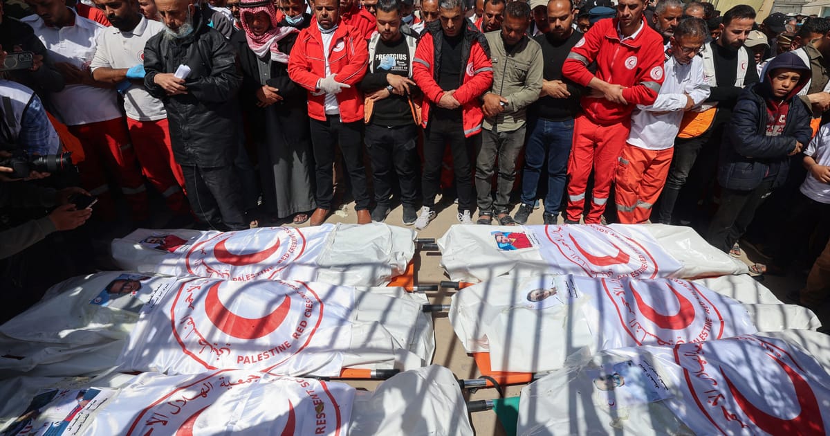 Israeli military says review into its killing of Gaza aid workers found ‘professional failures’ 