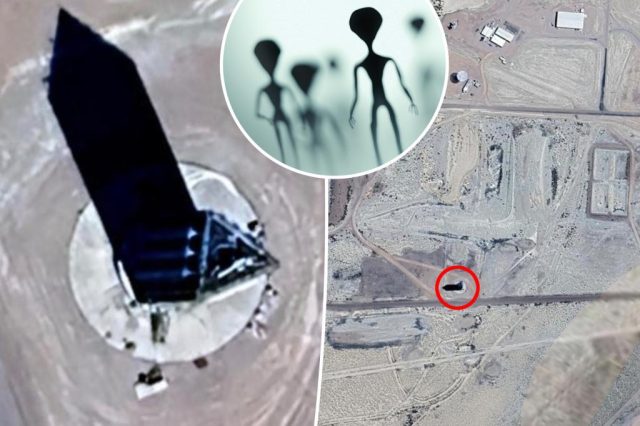 Mysterious tower spotted at Area 51 could be 'alien technology,' Mysterious tower spotted at Area 51 could be 'alien technology,' conspiracy theorists claim