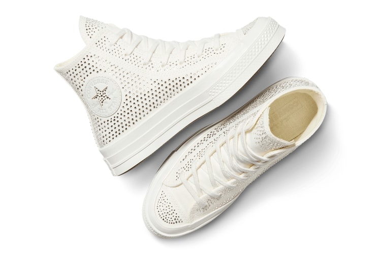 The $450 USD Converse Chuck 70 Hi Shines Bright With Swarovski Crystals