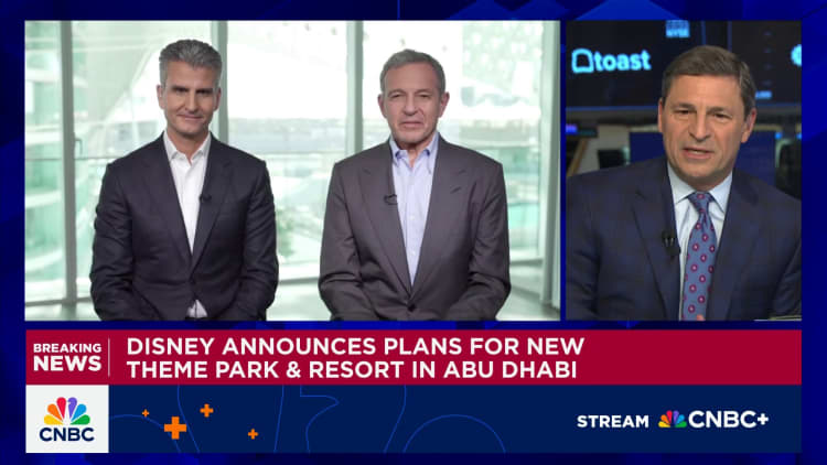 Watch CNBC's full interview with Disney CEO Bob Iger and Disney Experiences chairman Josh D'Amaro